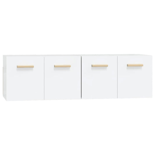 vidaXL Wall Cabinets 2 pcs White 60x36.5x35 cm Engineered Wood