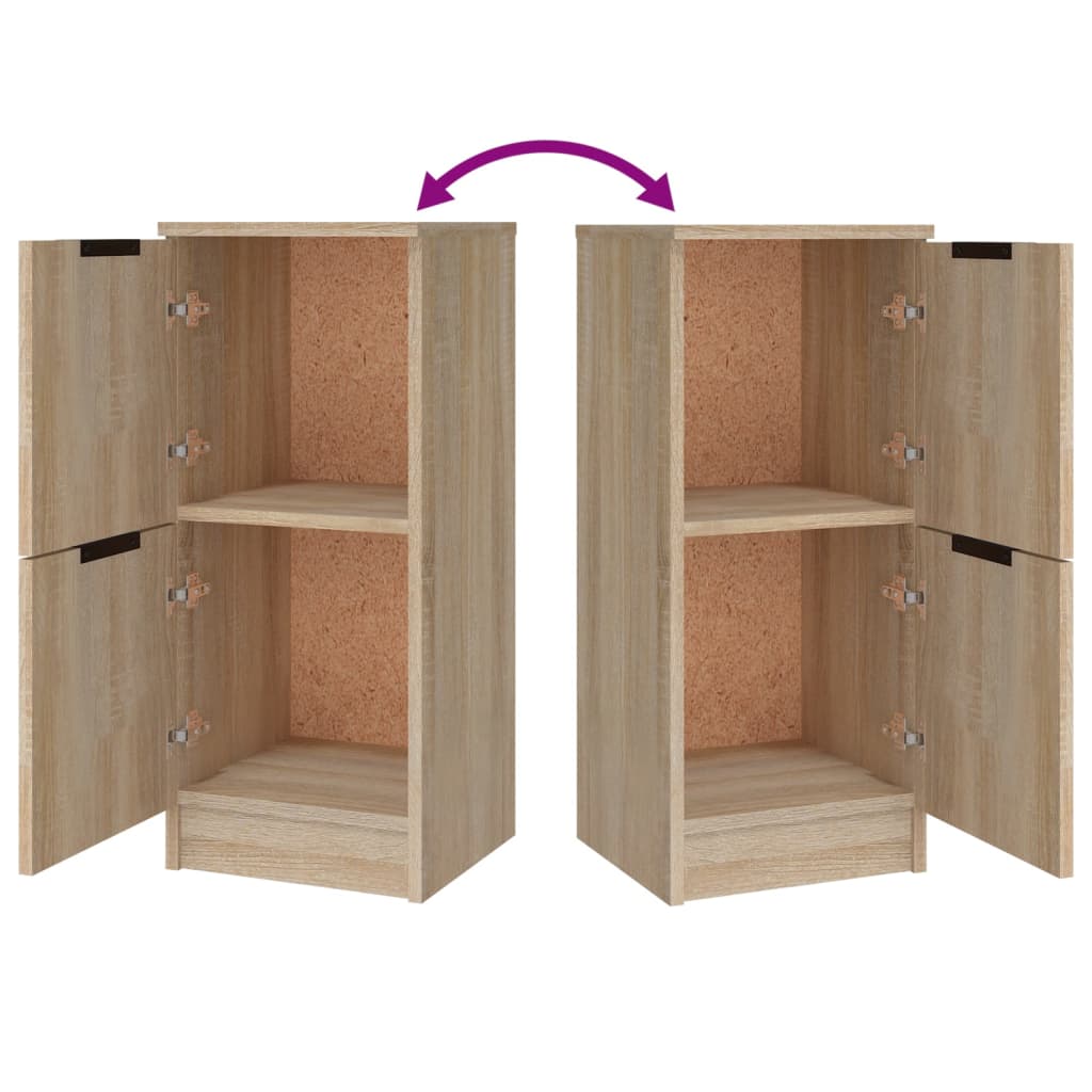 vidaXL Sideboards 3 pcs Sonoma Oak Engineered Wood