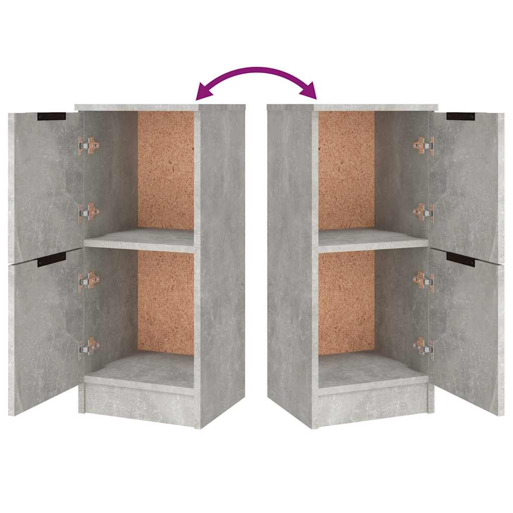 vidaXL Sideboards 3 pcs Concrete Grey Engineered Wood