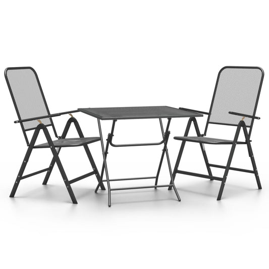 vidaXL Garden Dining Set | Anthracite