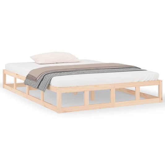 vidaXL Bed Frame without Mattress 200x200 cm Solid Wood
