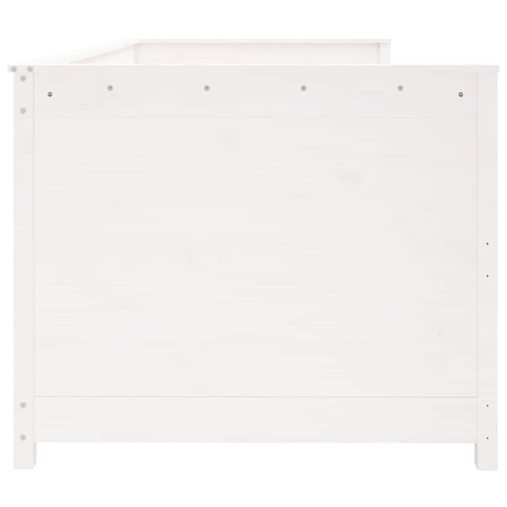 vidaXL Day Bed without Mattress White 90x190 cm Solid Wood Pine