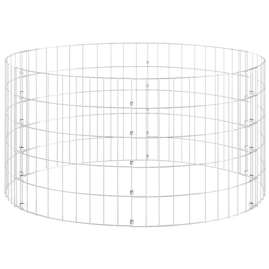 vidaXL Garden Composter Ø100x50 cm Galvanised Steel