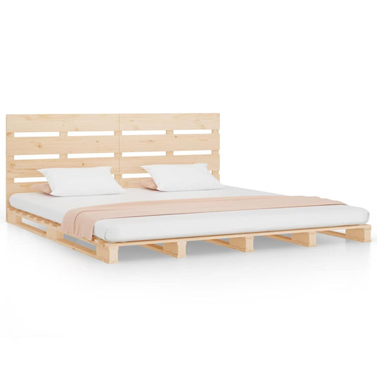 vidaXL Bed Frame without Mattress 135x190 cm Solid Wood Pine