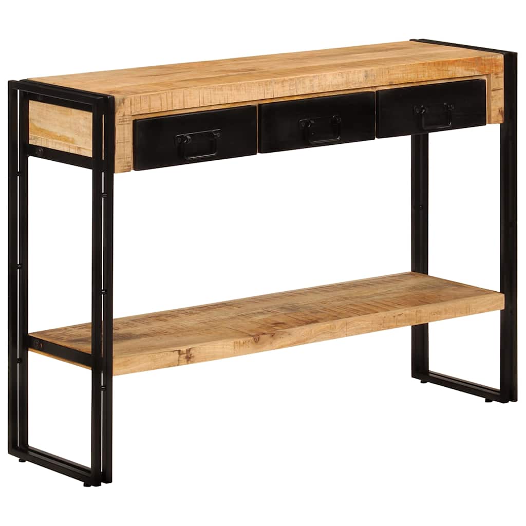 vidaXL Console Table 110x30x76 cm Solid Wood Mango