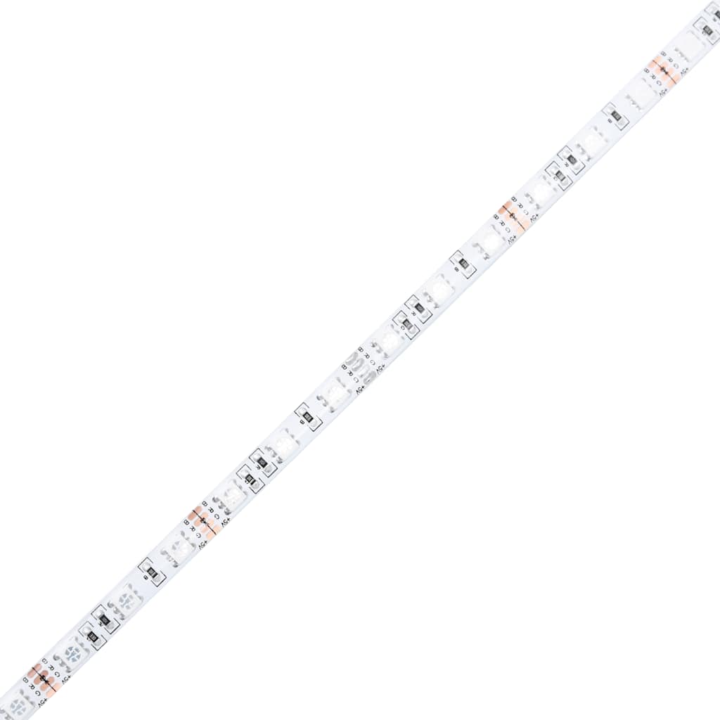 vidaXL LED Mirror Cabinet Smoked Oak 60x12x45 cm Engineered Wood