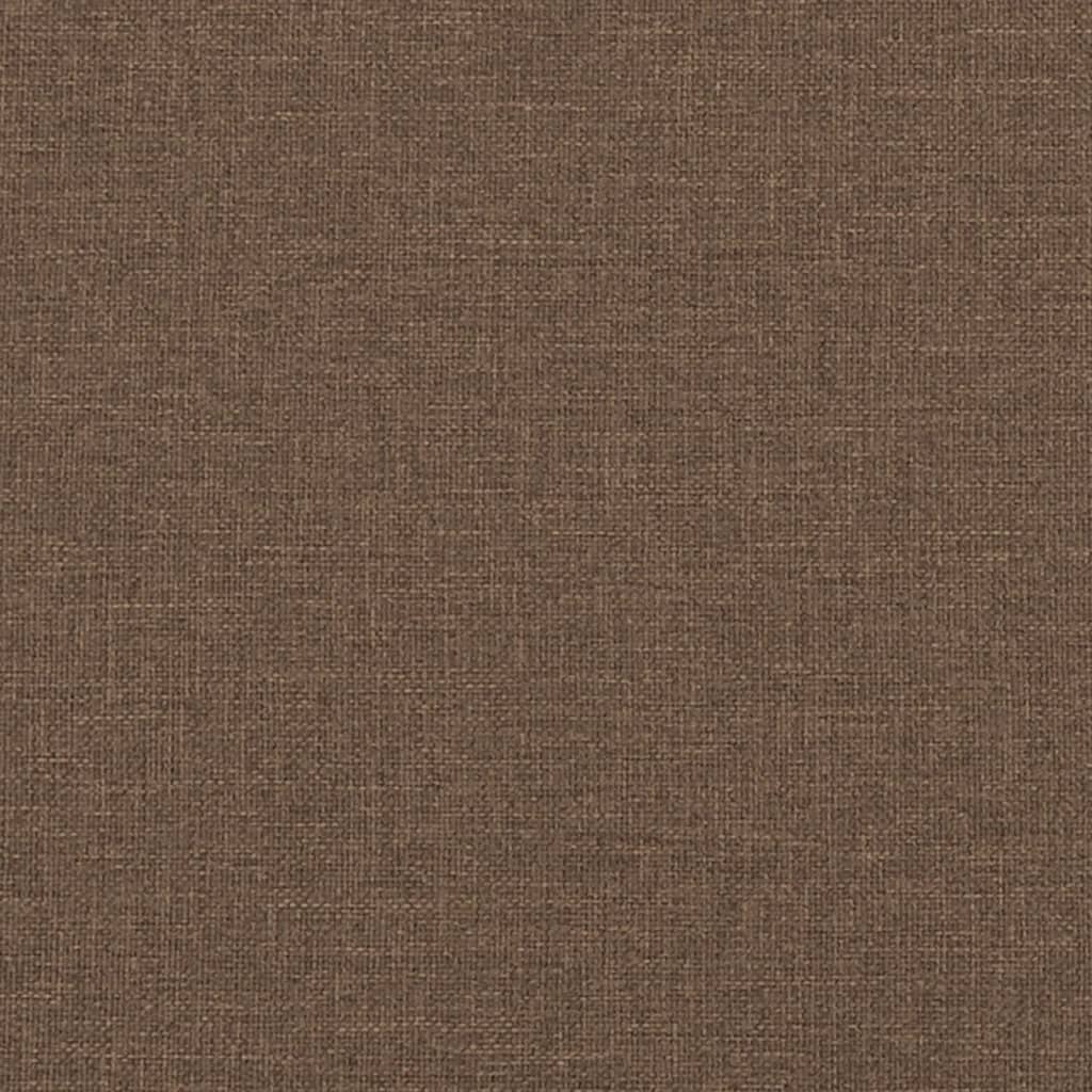 vidaXL Massage Reclining Office Chair Brown Fabric