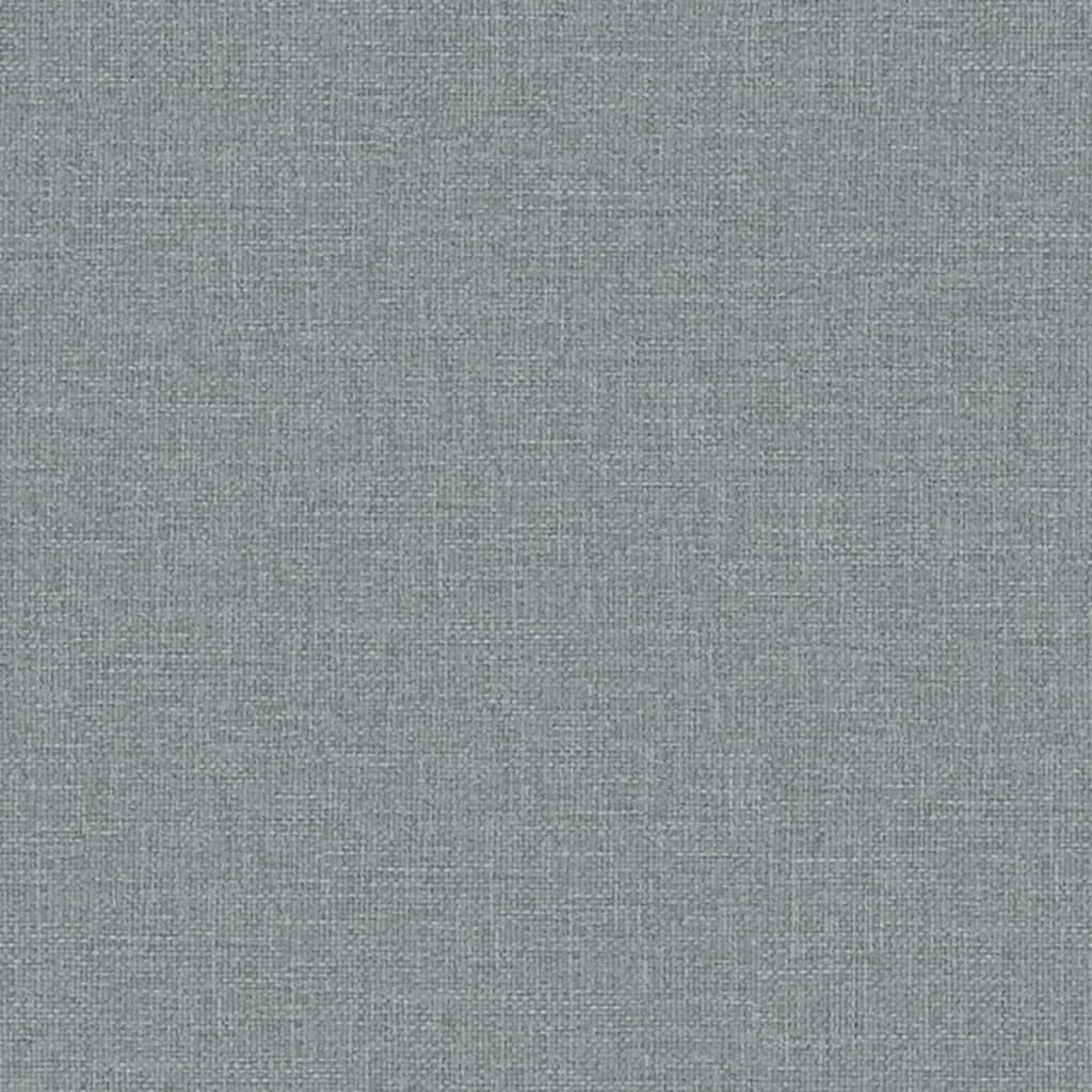 vidaXL Massage Reclining Office Chair Light Grey Fabric