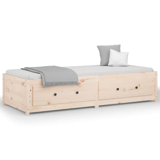 vidaXL Day Bed without Mattress 90x200 cm Solid Wood Pine