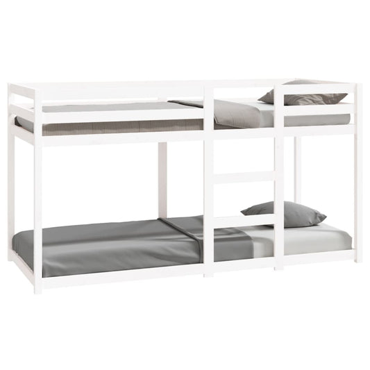 vidaXL Bunk Bed without Mattress White 80x200 cm Solid Wood Pine