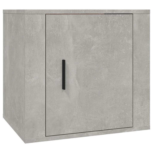 vidaXL Bedside Cabinet Concrete Grey 50x39x47 cm