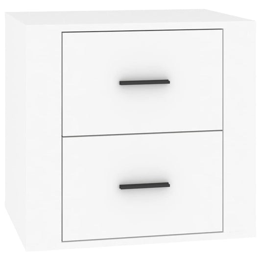 vidaXL Bedside Cabinet White 50x39x47 cm