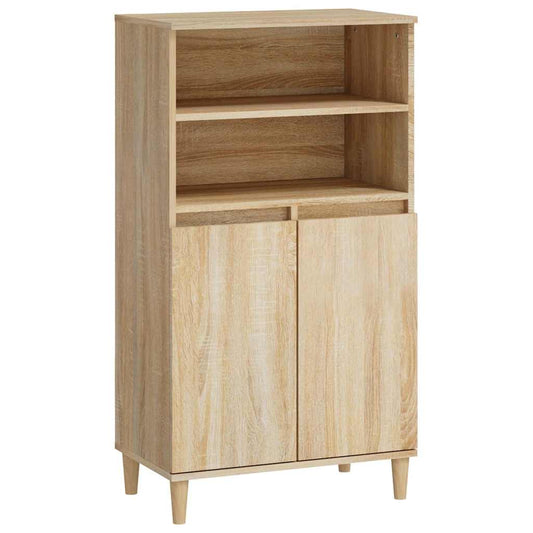 vidaXL Highboard Sonoma Oak 60x36x110 cm Engineered Wood