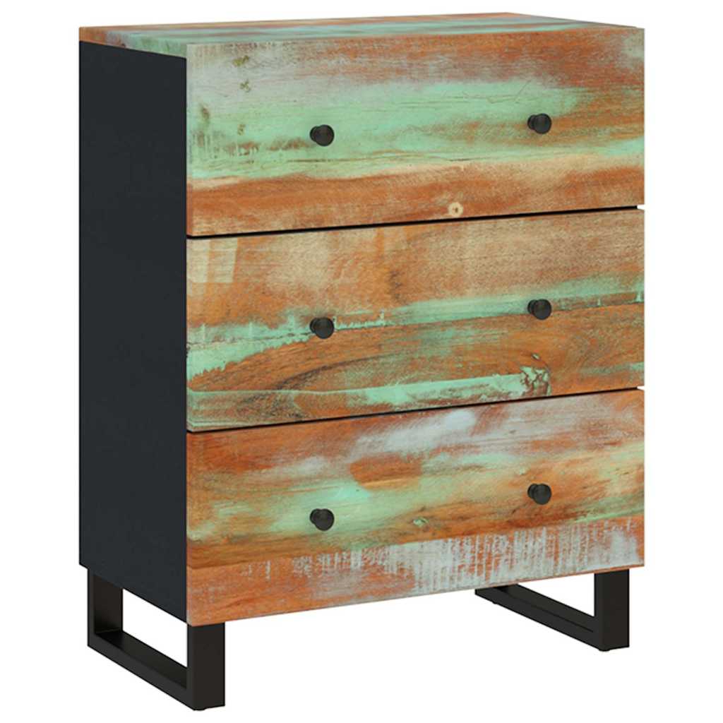 vidaXL Sideboards 2 pcs 60x33x75 cm Solid Wood Reclaimed
