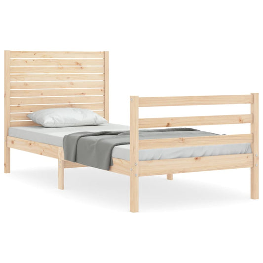 vidaXL Bed Frame without Mattress 100x200 cm Solid Wood