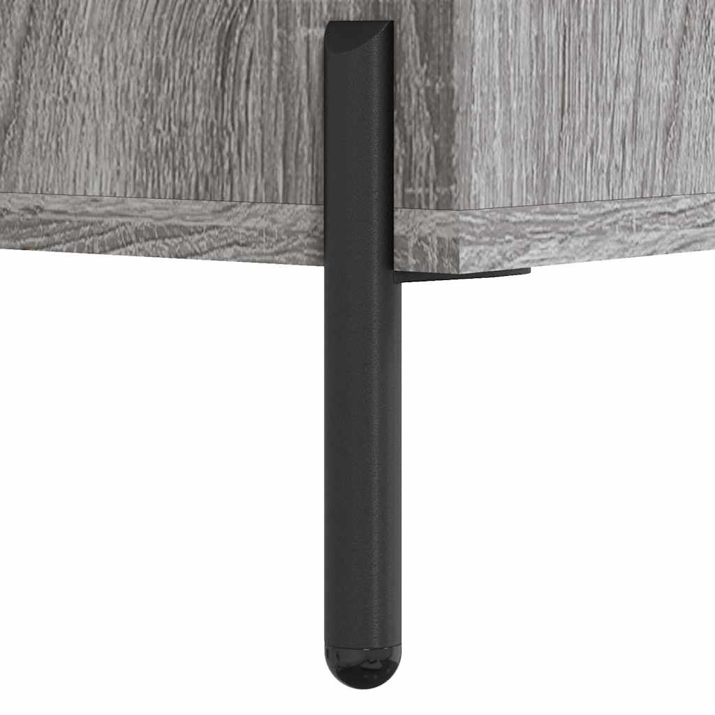 vidaXL Highboard Grey Sonoma 69,5x34x180 cm Engineered Wood