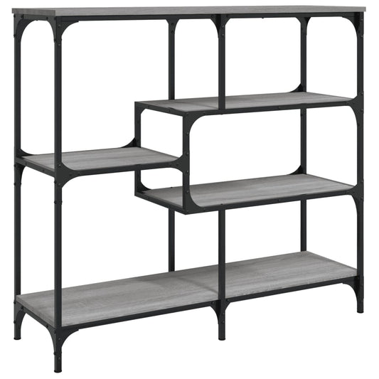 vidaXL Console Table Grey Sonoma 103x32x95 cm Engineered Wood