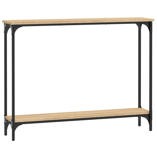 vidaXL Console Table Sonoma Oak 100x22,5x75 cm Engineered Wood