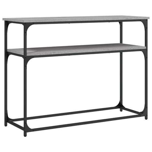 vidaXL Console Table Grey Sonoma 100x35,5x75 cm Engineered Wood