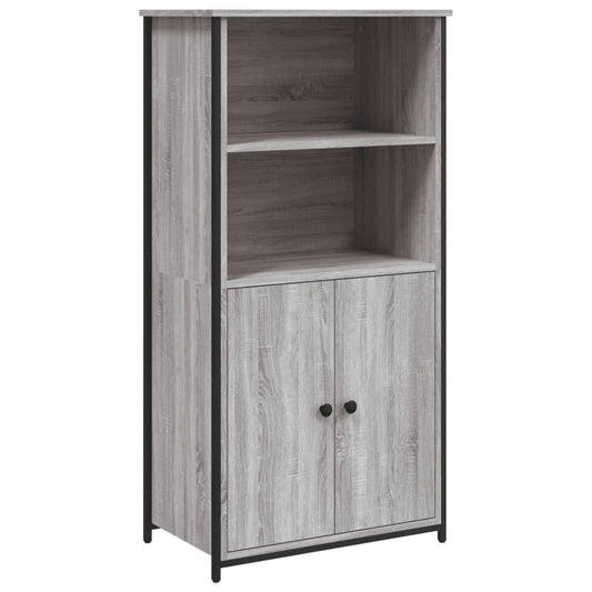 vidaXL Highboard Grey Sonoma 62x36x121,5 cm Engineered Wood