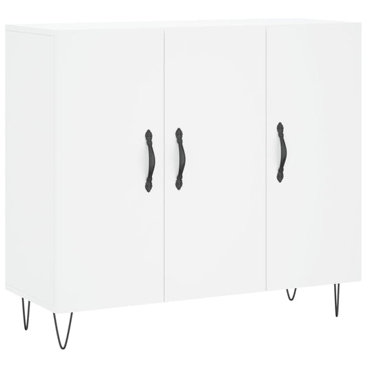 vidaXL Sideboard White 90x34x80 cm Engineered Wood