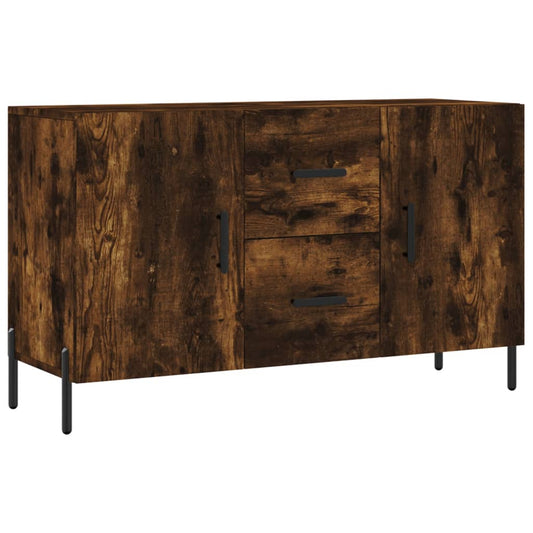 vidaXL Sideboard Smoked Oak 100x36x60 cm Engineered Wood