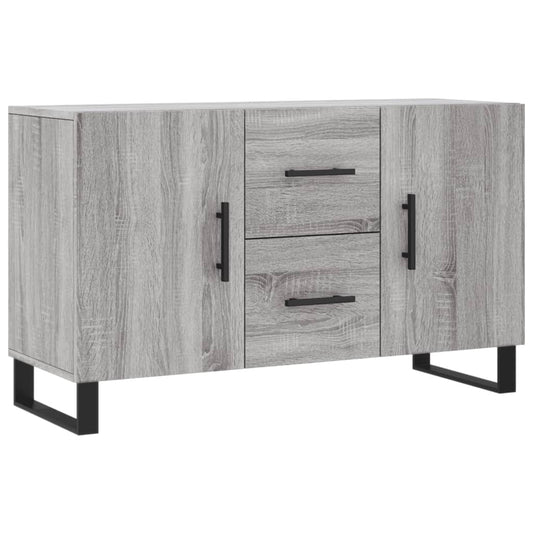 vidaXL Sideboard | Grey sonoma | Engineered wood, metal | Medium | Sideboard