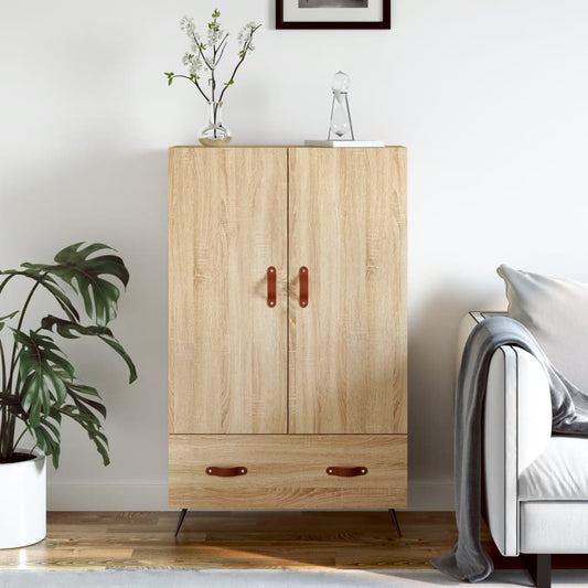 vidaXL Highboard Sonoma Oak 69,5x31x115 cm Engineered Wood