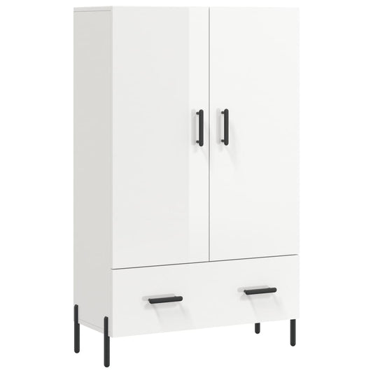 vidaXL Highboard High Gloss White 69,5x31x115 cm Engineered Wood