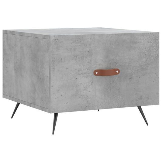 vidaXL Coffee Table Concrete Grey 50x50x40 cm Engineered Wood