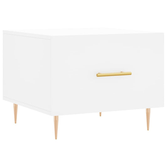 vidaXL Coffee Table White 50x50x40 cm Engineered Wood