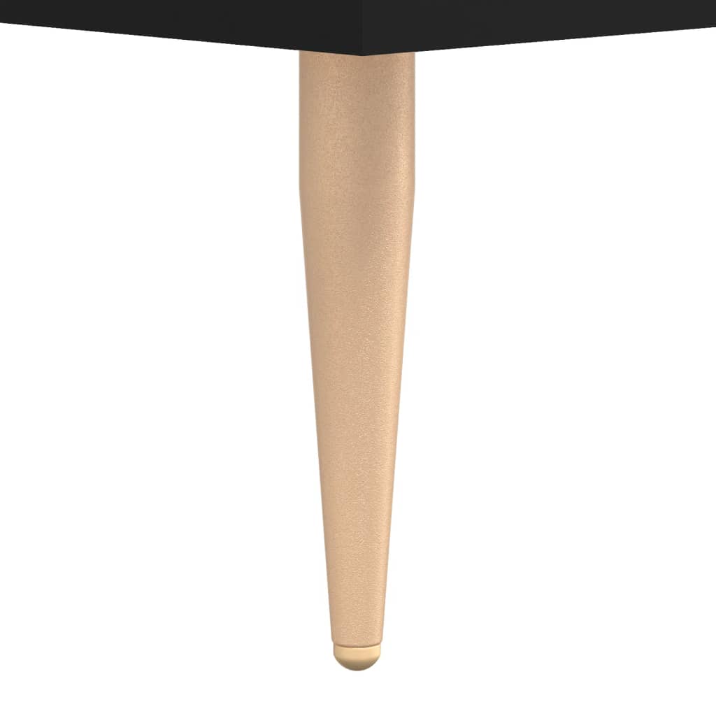 vidaXL Coffee Tables 2 pcs Black 50x50x40 cm Engineered Wood