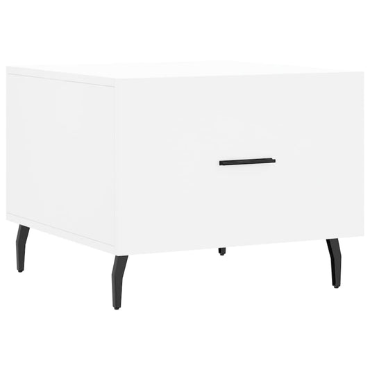 vidaXL Coffee Table White 50x50x40 cm Engineered Wood