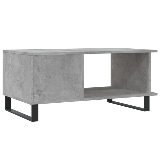 vidaXL Coffee Table Concrete Grey 90x50x40 cm Engineered Wood