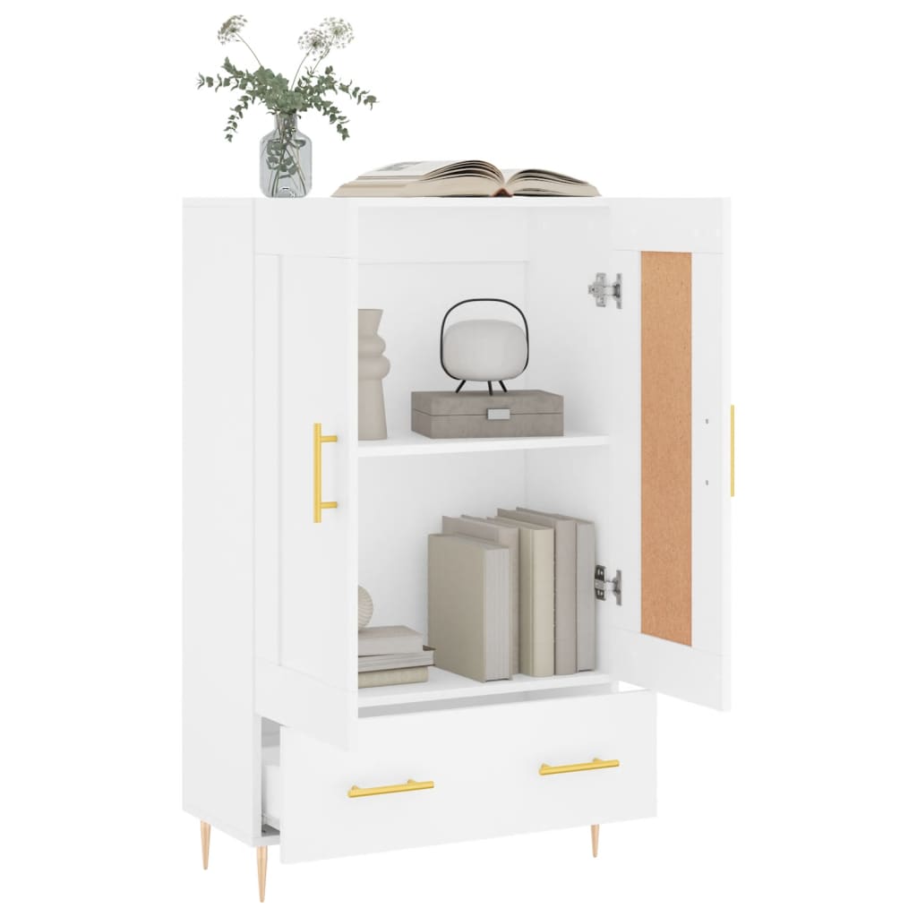 vidaXL Highboard White 69,5x31x115 cm Engineered Wood
