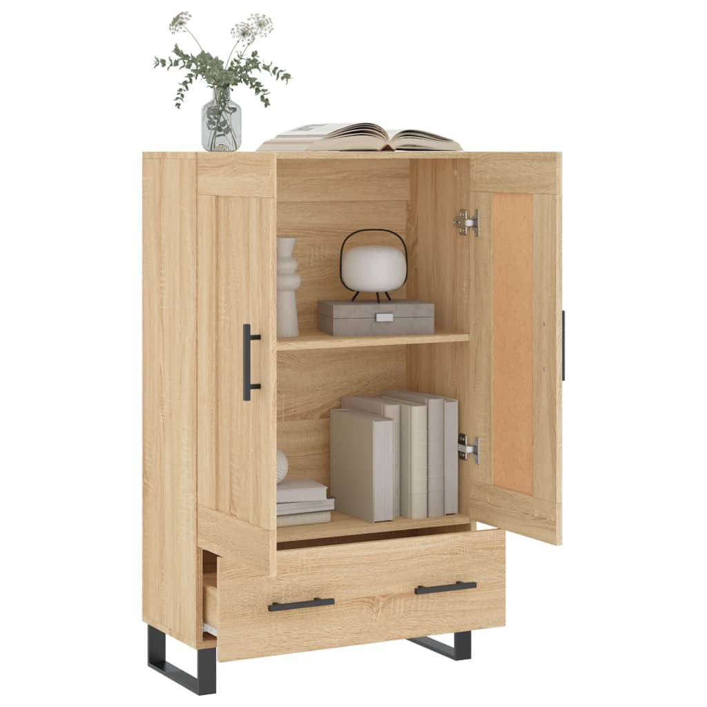 vidaXL Highboard Sonoma Oak 69,5x31x115 cm Engineered Wood
