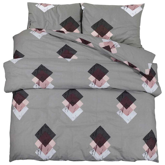 vidaXL Duvet Cover Set Multicolour 220x240 cm Cotton