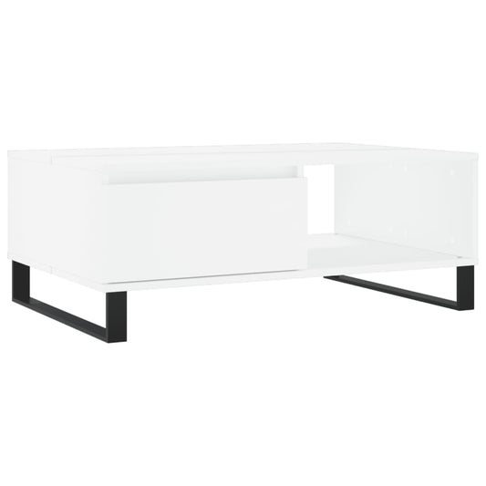 vidaXL Coffee Table White 90x60x35 cm Engineered Wood