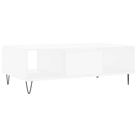 vidaXL Coffee Table White 104x60x35 cm Engineered Wood