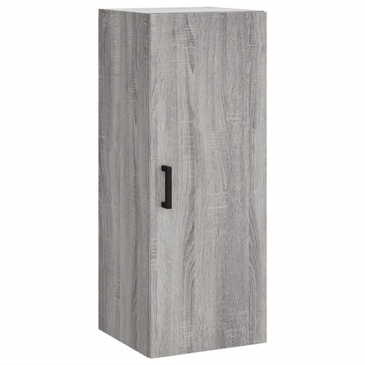 vidaXL Wall Mounted Cabinet Grey Sonoma 34,5x34x90 cm