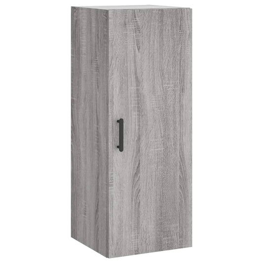 vidaXL Wall Mounted Cabinet Grey Sonoma 34,5x34x90 cm