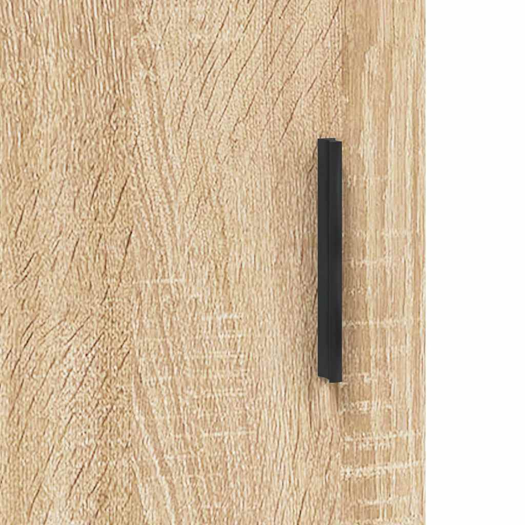 vidaXL Wall Mounted Cabinet Sonoma Oak 34.5x34x90 cm