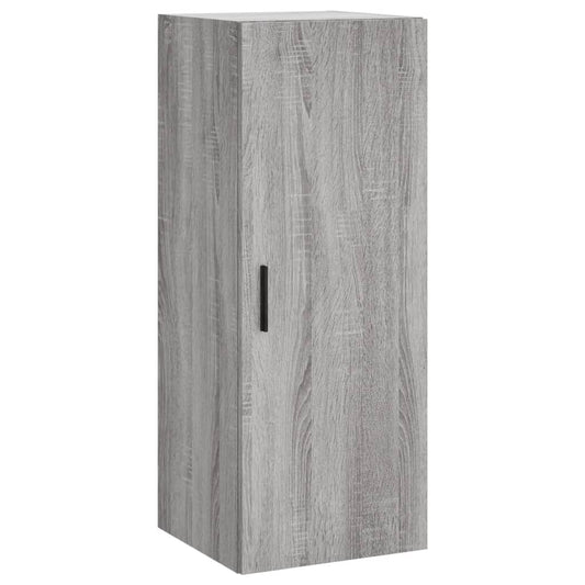 vidaXL Wall Mounted Cabinet Grey Sonoma 34,5x34x90 cm