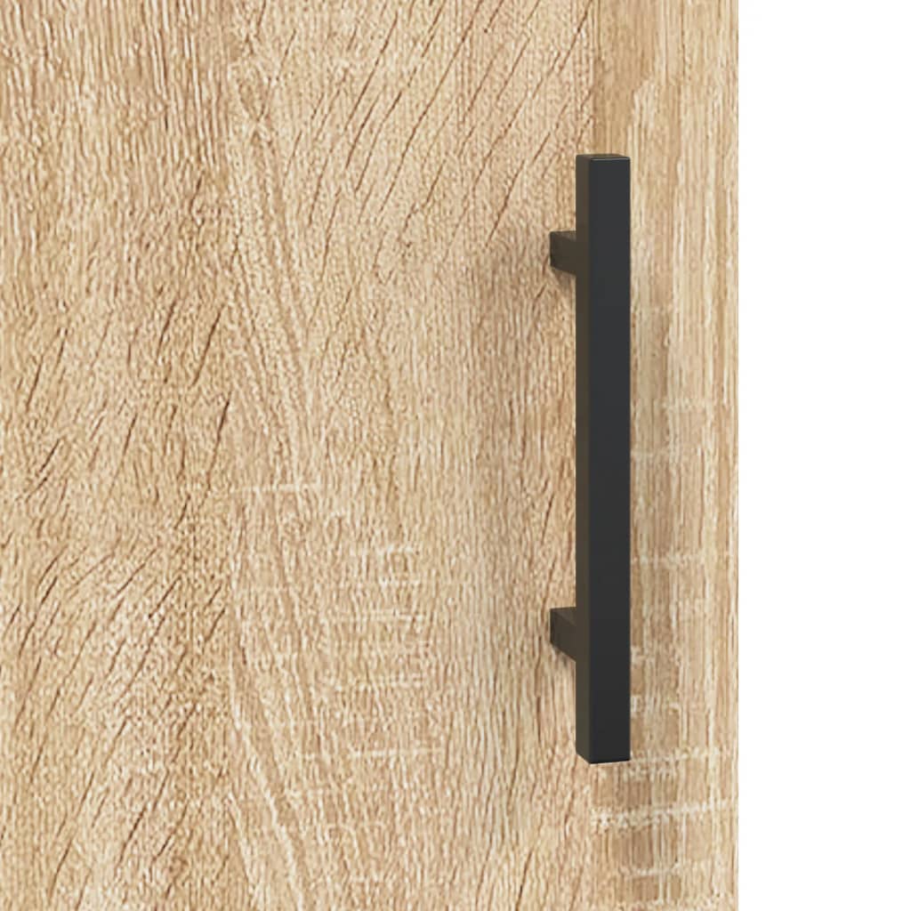vidaXL Wall Mounted Cabinet Sonoma Oak 34,5x34x90 cm