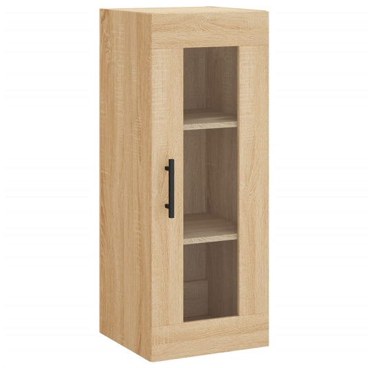 vidaXL Wall Mounted Cabinet Sonoma Oak 34,5x34x90 cm