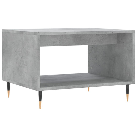 vidaXL Coffee Table Concrete Grey 60x50x40 cm Engineered Wood
