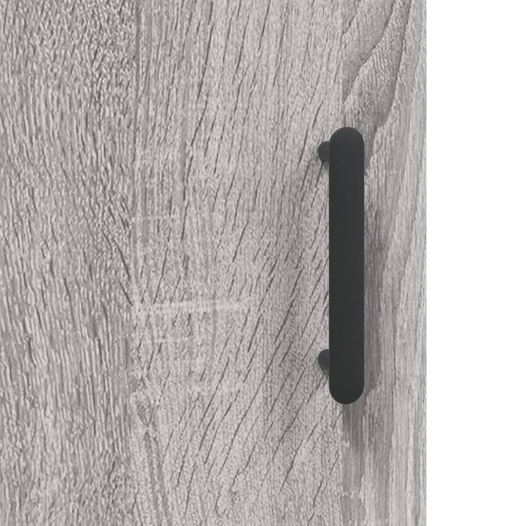 vidaXL Highboard Grey Sonoma 34,5x34x180 cm Engineered Wood