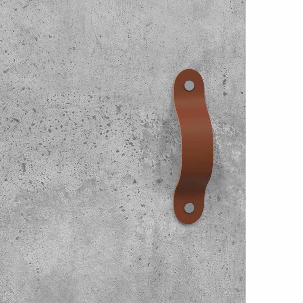 vidaXL Highboard Concrete Grey 69,5x34x180 cm Engineered Wood