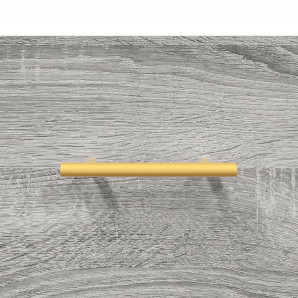 vidaXL Highboard Grey Sonoma 69,5x34x180 cm Engineered Wood