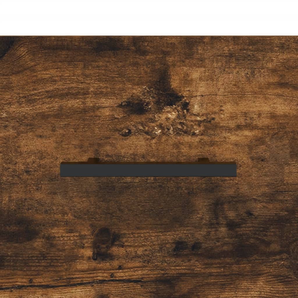 vidaXL Highboard Smoked Oak 69,5x34x180 cm Engineered Wood